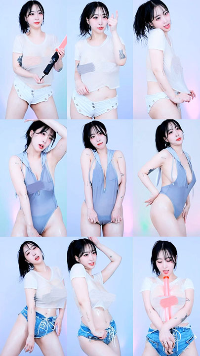 网红主播 yso1004 韩国高颜值主播超薄衬衫性感热舞 22V/3.98G*